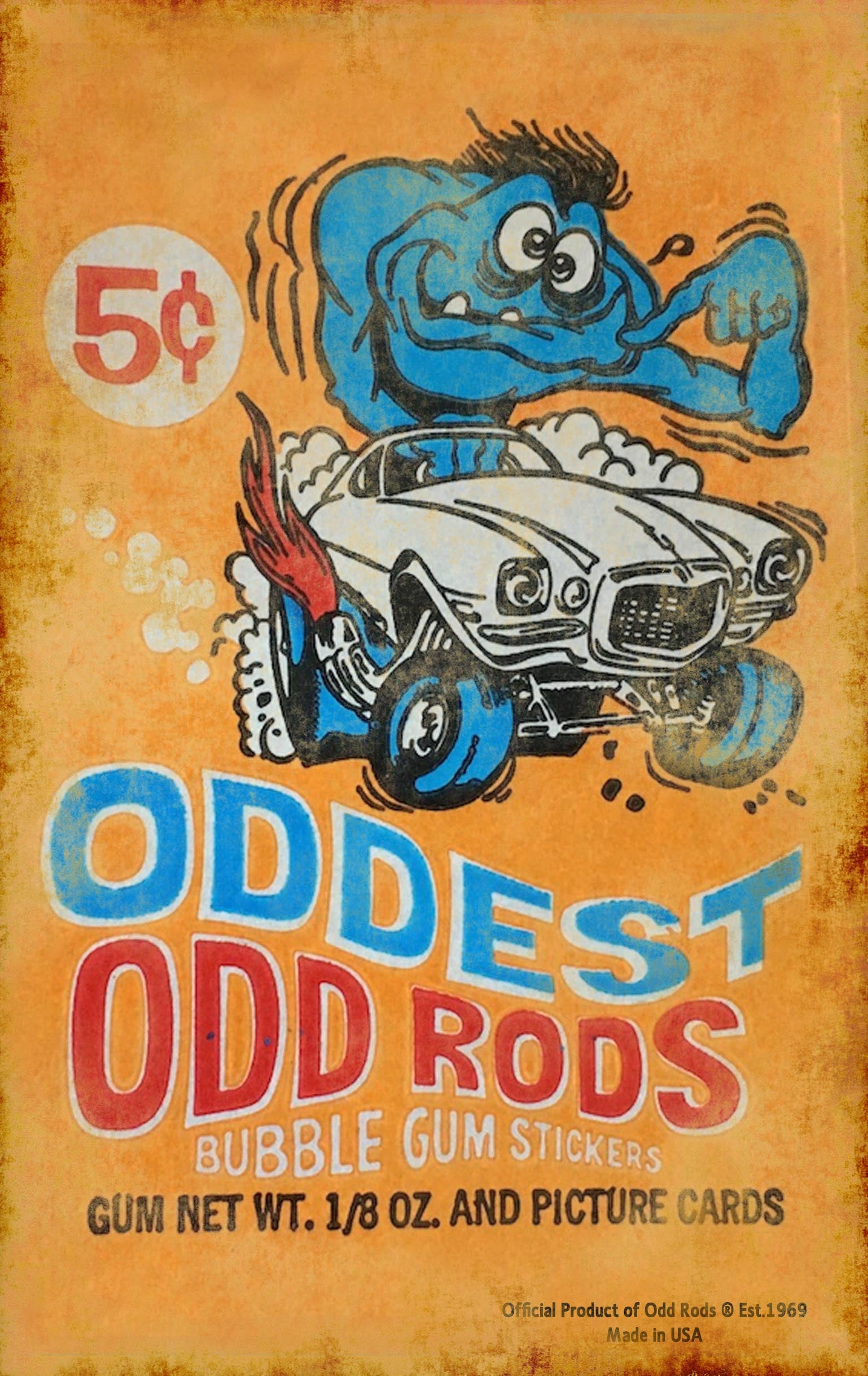Real Odd Rods Oddest Odd Rods Metal Sign | Official Odd Rods
